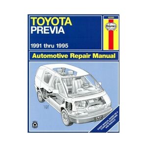 Haynes Automotive Toyota Previa Repair Manual 1991-1995